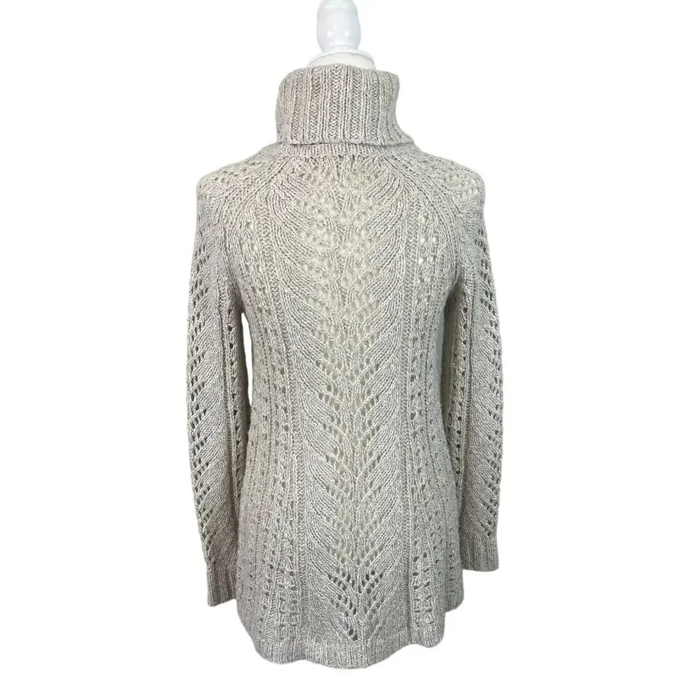 Anthropologie Sleeping On Snow Women's Small Eldora Wool Blend Knit Sweater - Picture 7 of 10